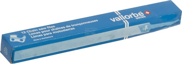 Vallorbe Fladfil Dobbelt Lige Hugning, 12 stk.