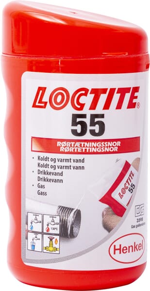 LOCTITE 55 Gevindtætningssnor, 160 meter