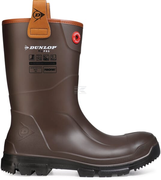 Dunlop RigPRO FS Gummistøvler Mørkebrun str. 37