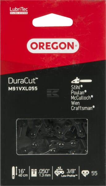 Oregon Savkæde 3/8" 1,3mm 55 DL Duracut til motorsave