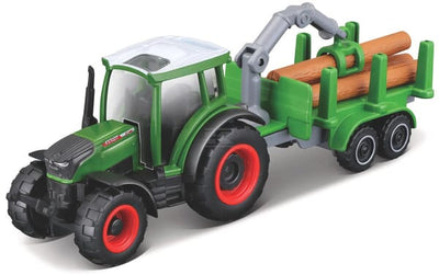 Fendt 209 Vario Traktor med Træstammeanhænger