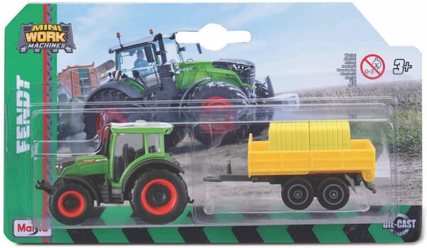 Fendt 209 Vario Traktor med Træstammeanhænger