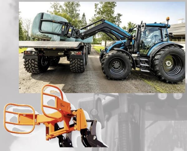 Valtra M2 Traktor med Frontlæsser - Legetøj