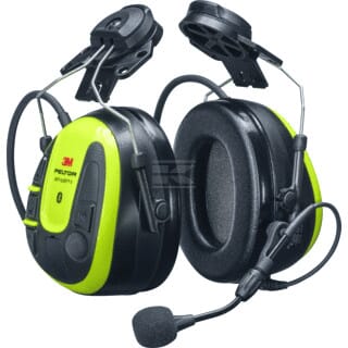 3M Peltor X Headset Gul Hjelmmonteret Høreværn