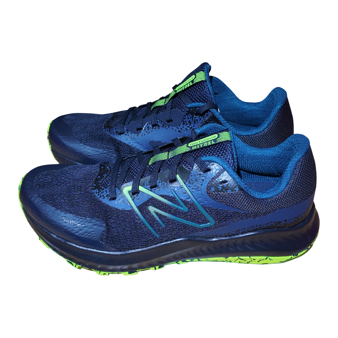 New Balance herre DynaSoft Nitrel V5 i blå/grønt mesh løbesko