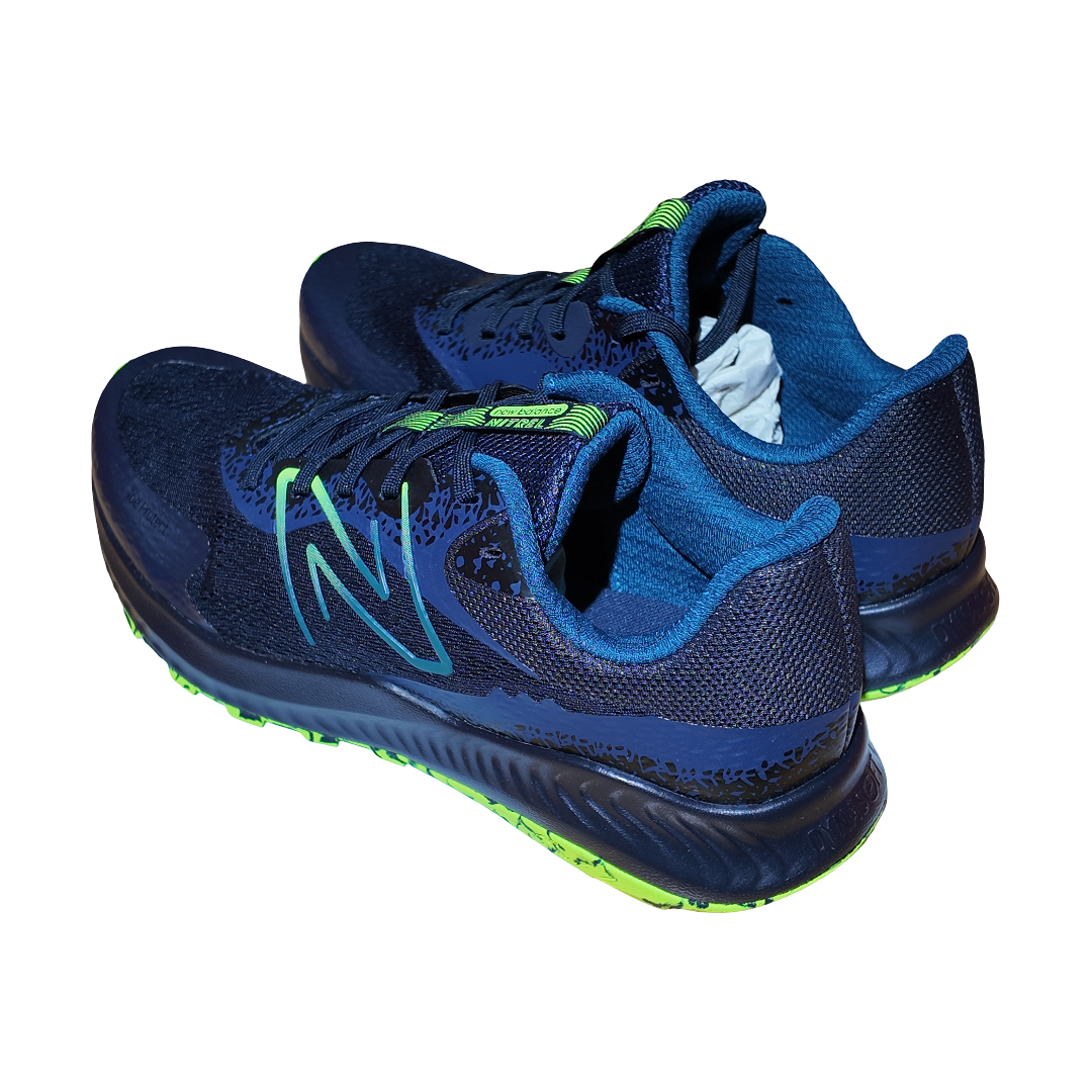 New Balance herre DynaSoft Nitrel V5 i blå/grønt mesh løbesko