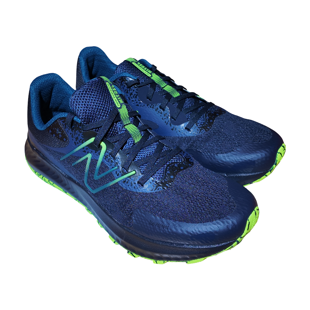 New Balance herre DynaSoft Nitrel V5 i blå/grønt mesh løbesko