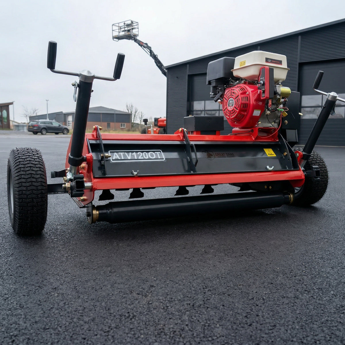 ATV Slagleklipper 120cm - Great Dane med Elstart og støttehjul