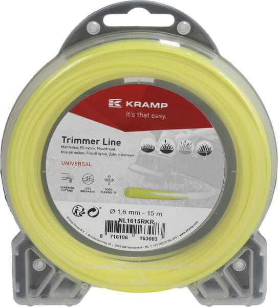 Trimmersnøre Gul Rund 1,6 mm 15 m