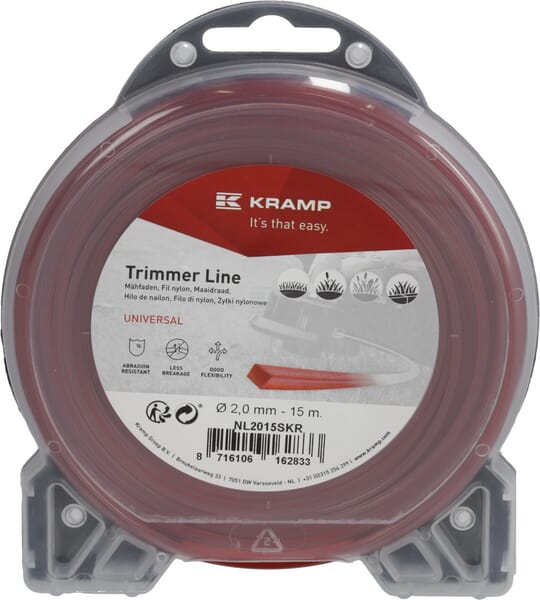 Trimmersnøre 4kt 2,0 mm x 15 m