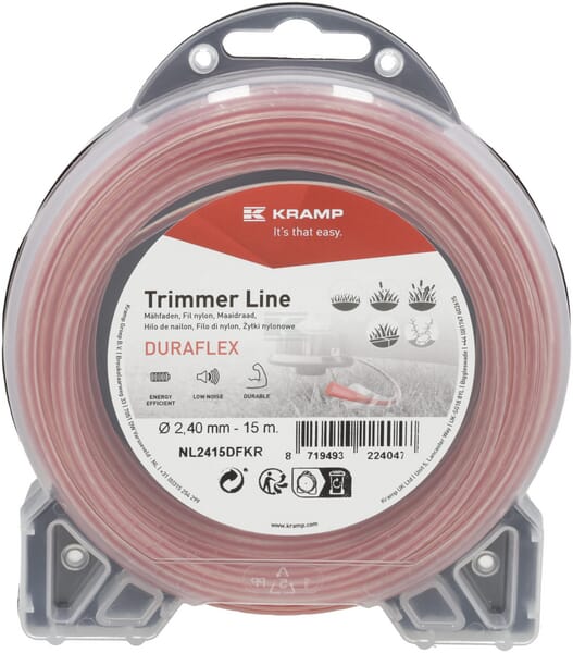 DuraFlex Trimmersnøre Ø2,4 mm x 15 m
