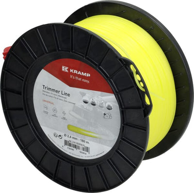 Kramp Trimmersnøre Gul Rund 2,4 mm 180 m