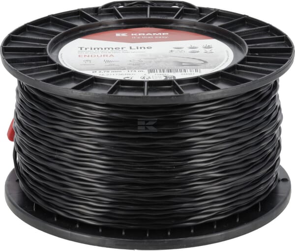 Endura Trimmersnøre Ø2,7mm, oval twist, 173m