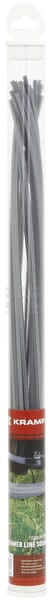 Kramp Trimmersnøre Grå Titanium 4-kantet 3,0 mm x 42 cm