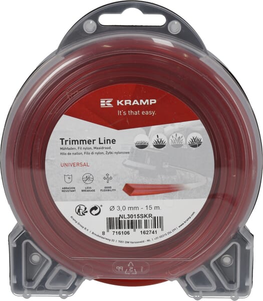 Trimmersnøre 4kt 3,0 mm/15 m