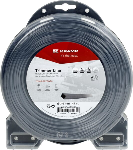 Titanium Trimmersnøre 4-kantet 3,0 mm x 44 m
