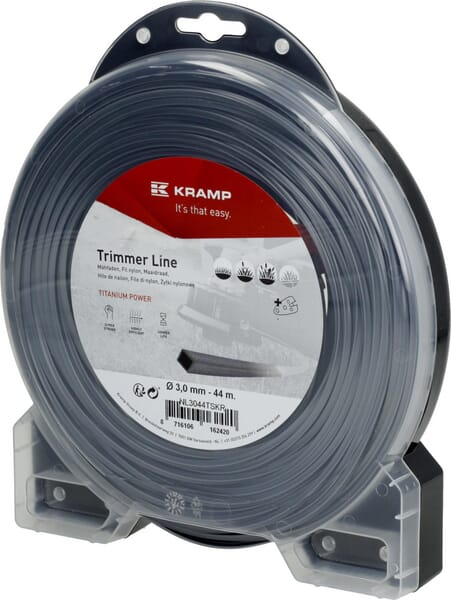 Titanium Trimmersnøre 4-kantet 3,0 mm x 44 m