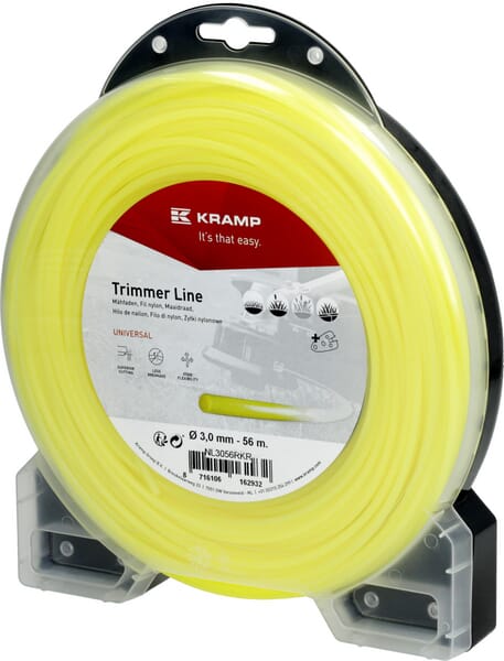 Kramp Trimmersnøre Rund Gul 3,0 mm x 56 m
