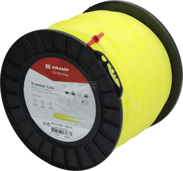 Trimmersnøre Rund Gul 3,3 mm x 232 m