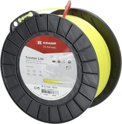 Trimmersnøre Gul Rund 3,3 mm x 90 m