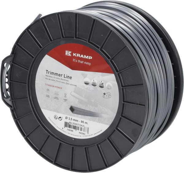 Titanium Trimmersnøre 4-kantet 3,5 mm x 95 m