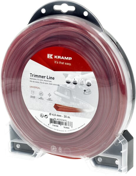 4kt Trimmersnøre 4,0 mm x 25 m