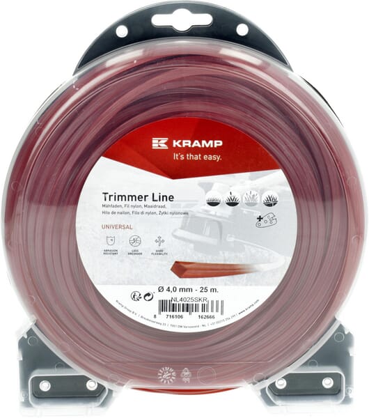 4kt Trimmersnøre 4,0 mm x 25 m