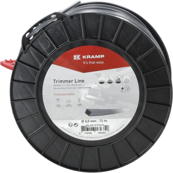 Titanium Trimmersnøre 4 kt 4,0 mm x 72 m