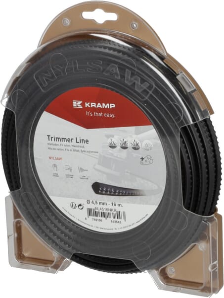 Nylsaw Trimmersnøre 4,5 mm x 16 m