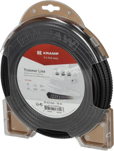 Nylsaw Trimmersnøre 4,5 mm x 16 m