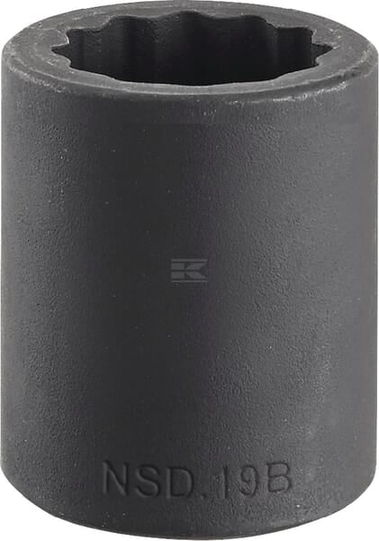 Facom 1/2" Slagtop 19mm, 12-kant