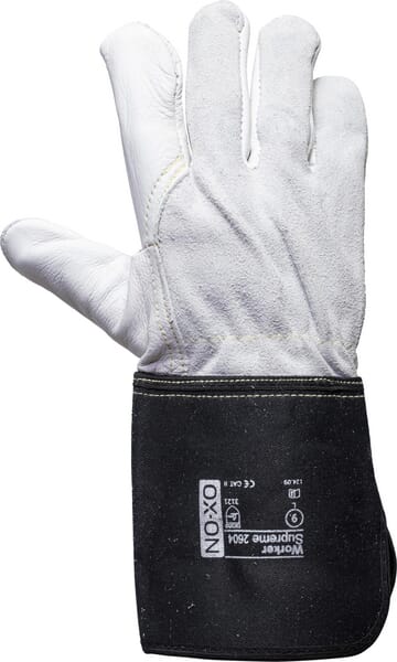 OX-ON Worker Supreme 2604 Arbejdshandske i Oksehud, Str. 9