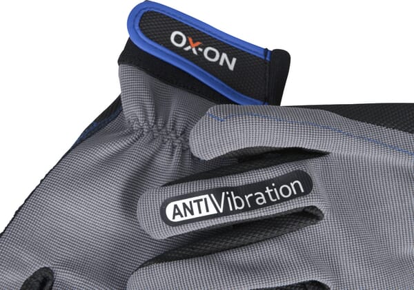 OX-ON Vibration 12000 Vibrationshandske med velcrolukning