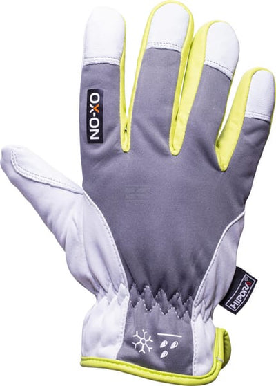 OX-ON Winter Arbejdshandsker i Læder/Polyester