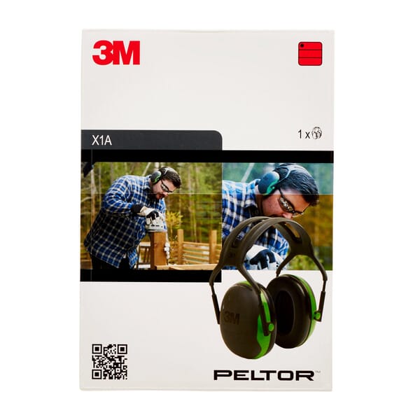3M Peltor X1A Høreværn med hovedbøjle, grøn, 27 dB