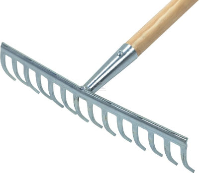 Fiskars Haverive 14 tænder, zink med skaft