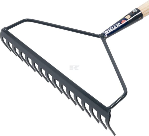 Fiskars Solid Rive med skaft, 16 tænder