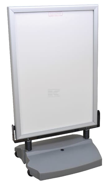 Gadestander med plakatmål 0,7x1 meter