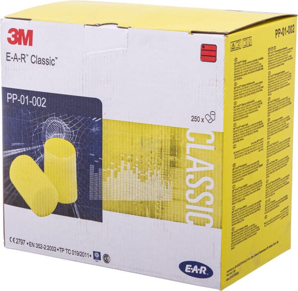 3M Ear Classic Ørepropper – 250 par i æske