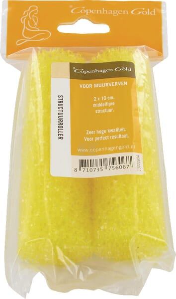 GoPaint Teksturrulle 10 cm, 2 stk. til strukturmaling