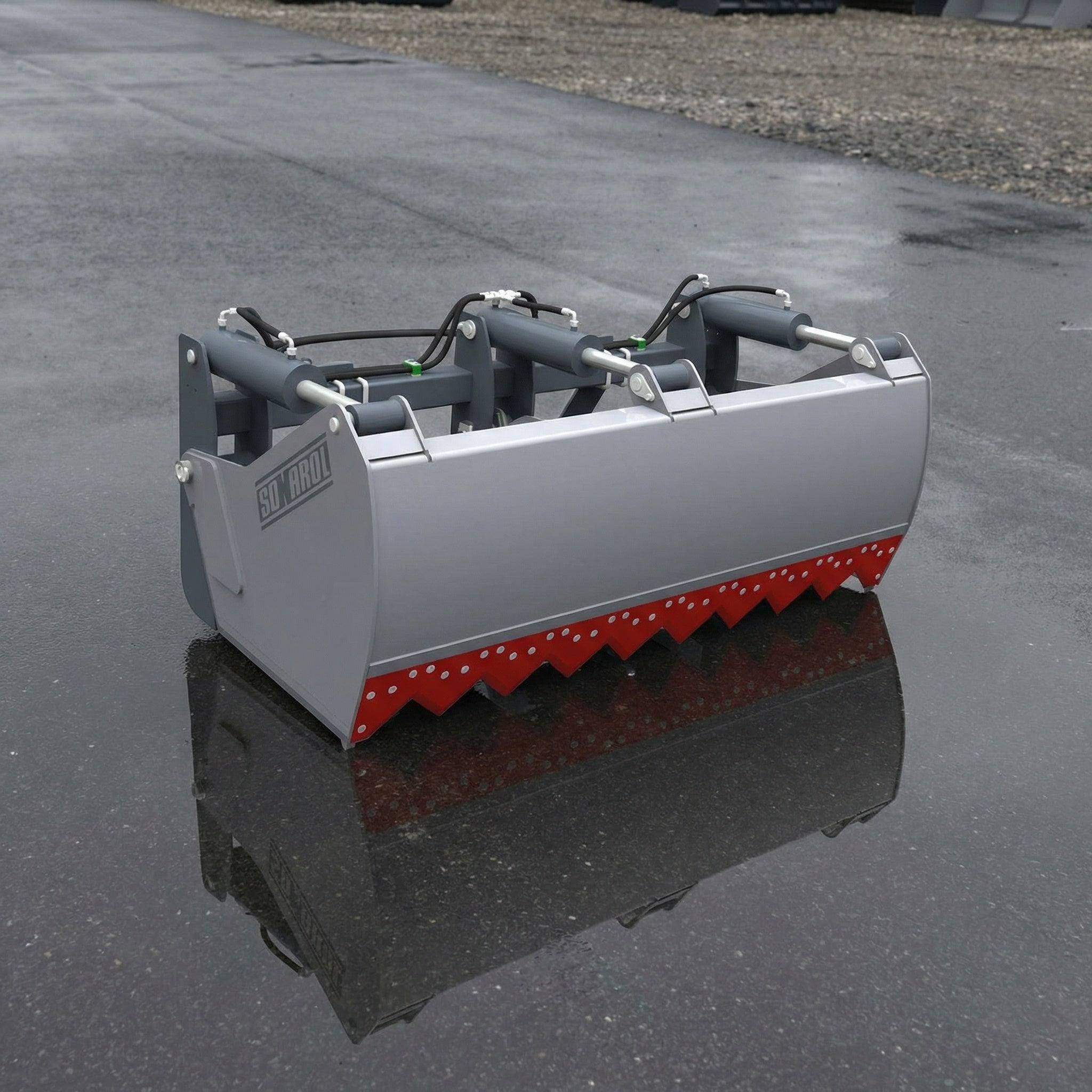 Ensilageskæreklo 1400-2000mm med alle beslag