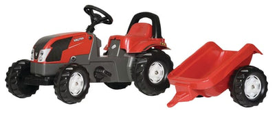 Rolly Toys Valtra rollyKid Pedaltraktor med Anhænger