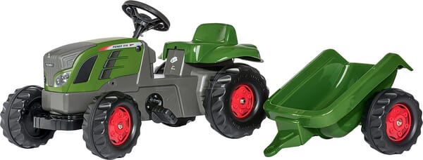Rolly Toys Pedaltraktor Fendt Vario 516 med anhænger