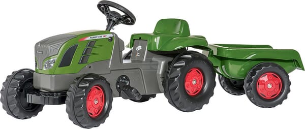 Rolly Toys Pedaltraktor Fendt Vario 516 med anhænger