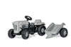 Rolly Toys Pedaltraktor Little Grey Fergie med anhænger