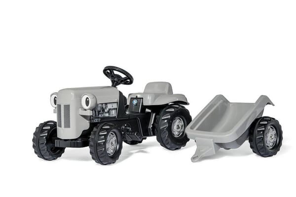 Rolly Toys Pedaltraktor Little Grey Fergie med anhænger