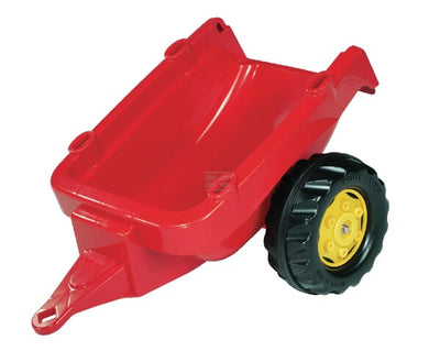Rolly Toys rollyKid Trailer, rød/sølv, til pedaltraktorer