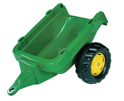 Rolly Toys John Deere Trailer, grøn/gul, til børn fra 2,5 år
