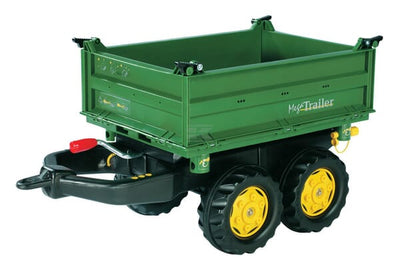Rolly Toys John Deere RollyMega Trailer, grøn, til pedaltraktor