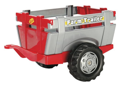 Rolly Toys rollyFarm Trailer, rød/sølv, til pedaltraktor